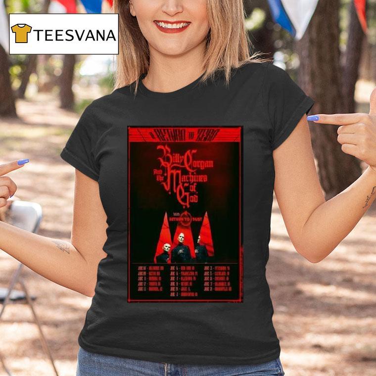 Billy Corgan And The Machines Of Glass June Tour T Shirt Billy Corgan And The Machines Of Glass June Tour T Shirt