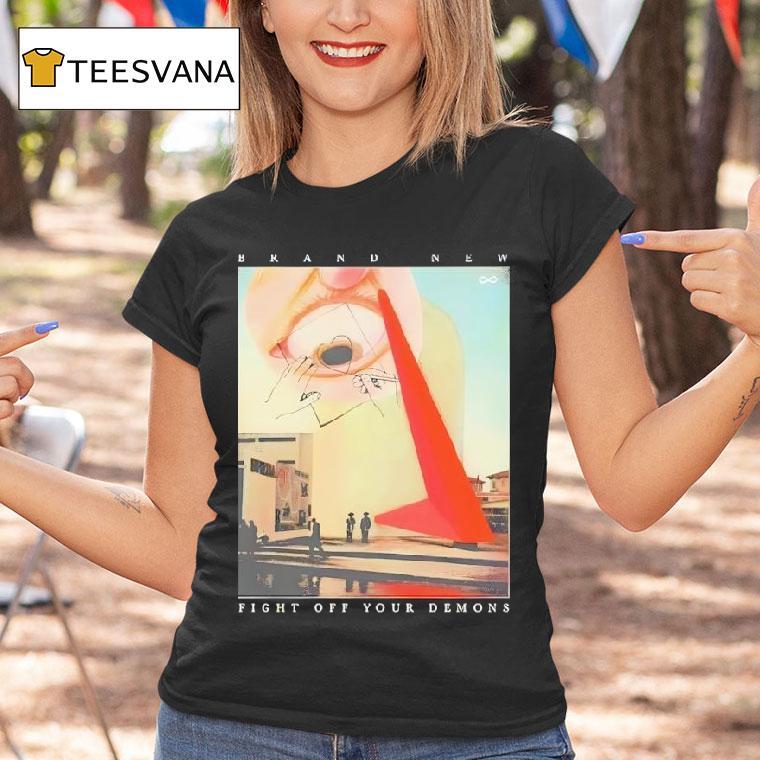 Brand New Fight Off Your Demons Surreal Eye T Shirt Brand New Fight Off Your Demons Surreal Eye T Shirt