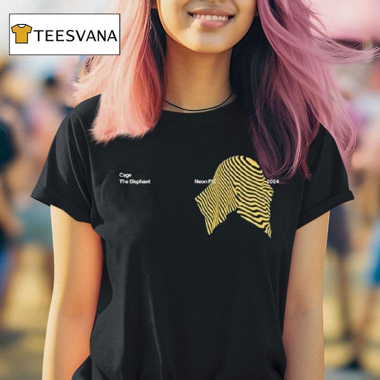 Cage The Elephant Terracotta Abstract T Shirt Cage The Elephant Terracotta Abstract T Shirt