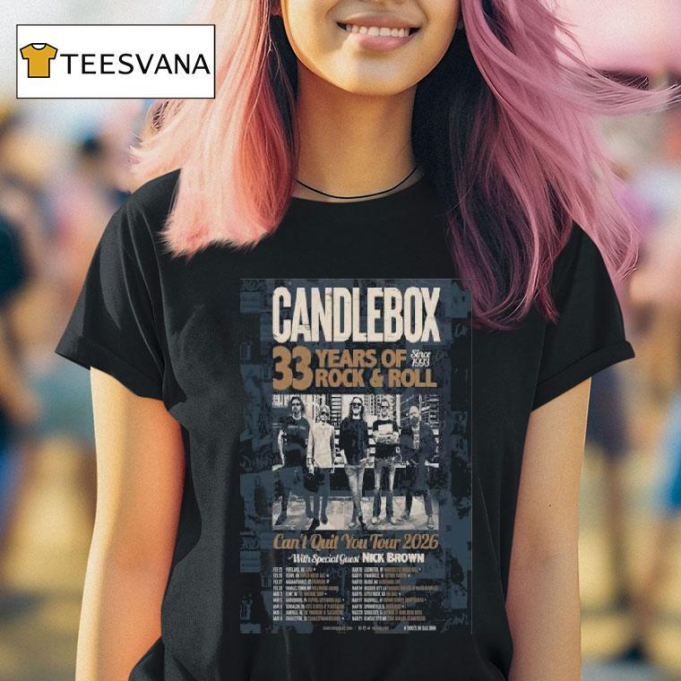 Candlebox Can T Quit You Tour T Shirt