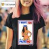 Chelsea Green Patrihot I Want Oyu As A Patrihot Hot Mess T Shirt