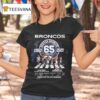 Denver Broncos Seasons Abbey Road Thank You For The Memories Signatures T Shirt