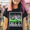 Devonta Smith Touchdown Fly Eagles Fly Graphic T Shirt