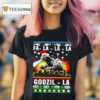 Fa La La La Godzilla Christmas Vintage T Shirt