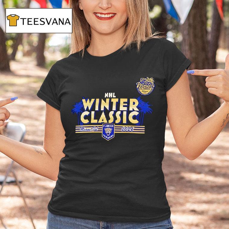 Florida Panthers Nhl Winter Classic Vintage T Shirt Florida Panthers Nhl Winter Classic Vintage T Shirt