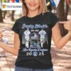 Freeman And Yamamoto Party Like It S Back To Back Los Angeles Dodgers Signatures T Shirt