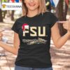 Fsu Florida State University Spear Christmas Lights T Shirt