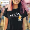 Funny Drinking Beer Mon Tues Wed Thurs Graphic T Shirt