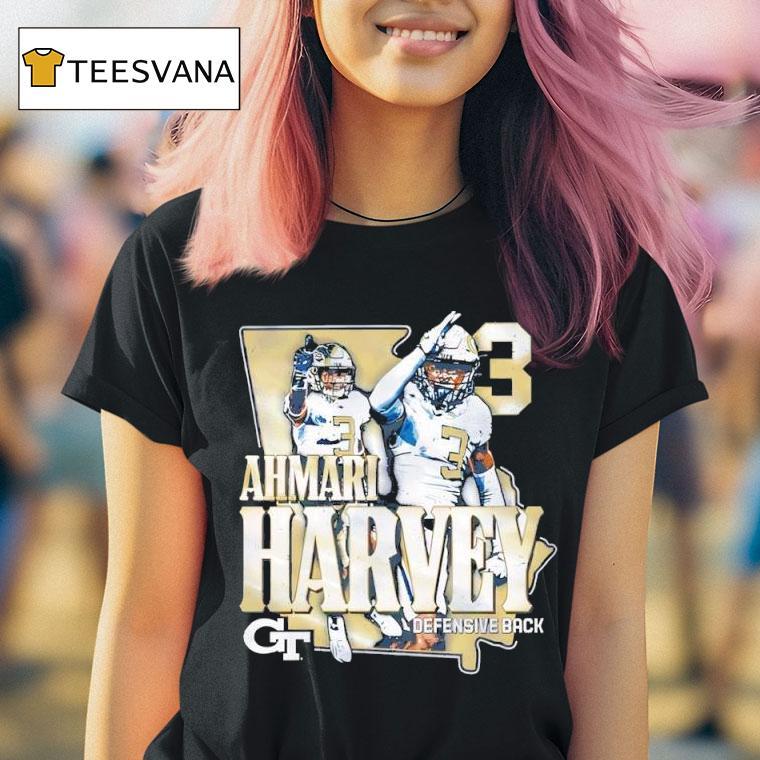 Georgia Tech Football Student Athlete State Ahmari Harvey T Shirt Georgia Tech Football Student Athlete State Ahmari Harvey T Shirt