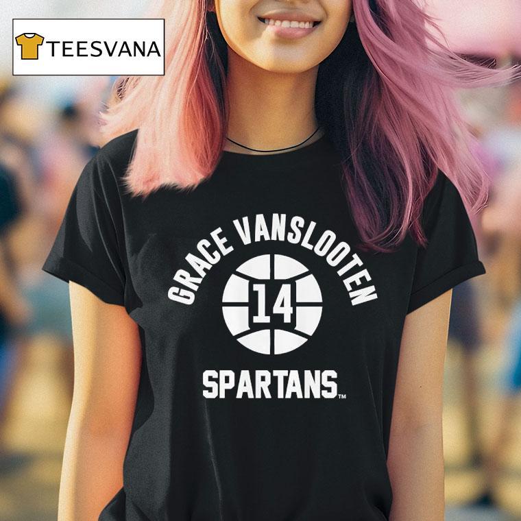 Grace Vanslooten Michigan State Spartans Basketball T Shirt Grace Vanslooten Michigan State Spartans Basketball T Shirt