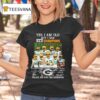 Green Bay Packers Yes I Am Old But I Saw Super Bowl Xlv Signatures Thank You For The Memories T Shirt