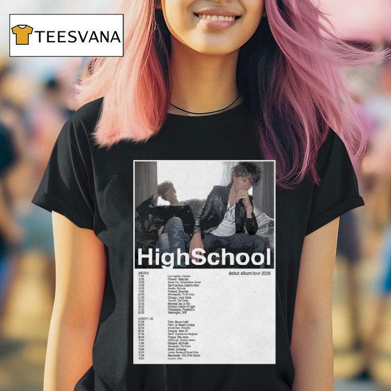 Highschool Debut Album T Shirt Highschool Debut Album T Shirt