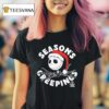 Jack Skellington Wearing Santa Claus Before Christmas Season S Creepings T Shirt