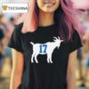 Josh Allen Goat Buffalo Bills Football T Shirt