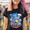 La Dodgers X Squirtle Squad Characters Wins T Shirt