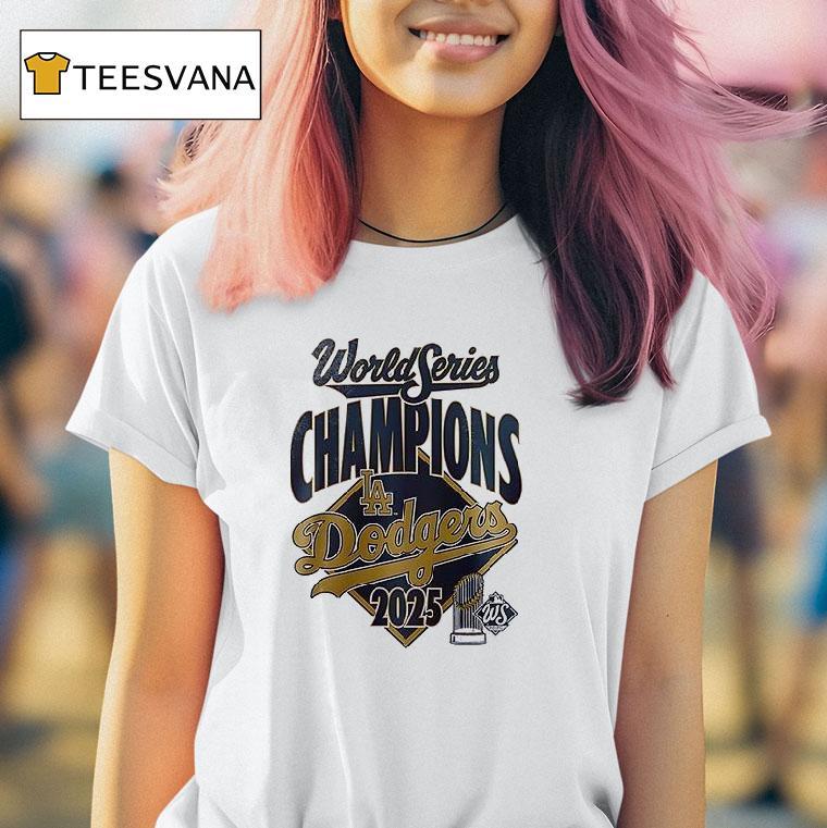 Los Angeles Dodgers Back To Back World Series Champions Team Signature Sided T Shirt Los Angeles Dodgers Back To Back World Series Champions Team Signature Sided T Shirt