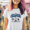 Los Angeles Dodgers World Series Back To Back Champions T Shirt