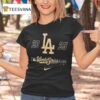 Los Angeles Dodgers Black World Series Participant Advance The Runner T Shirt
