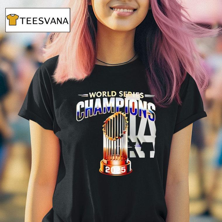 Los Angeles Dodgers Team World Series Champions Graphic T Shirt Los Angeles Dodgers Team World Series Champions Graphic T Shirt