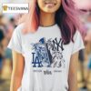 Los Angeles Dodgers West Coast Vs New York Yankees East Coast World Series T Shirt