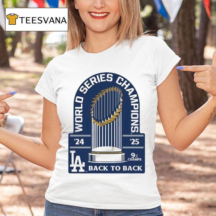 Los Angeles Dodgers Wincraft Back To Back World Series Champions X Champs T Shirt Los Angeles Dodgers Wincraft Back To Back World Series Champions X Champs T Shirt