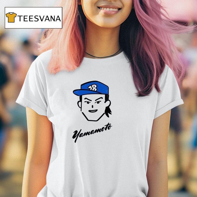Los Angeles Dodgers Yoshinobu Yamamoto Pose Ar T Shirt Los Angeles Dodgers Yoshinobu Yamamoto Pose Ar T Shirt