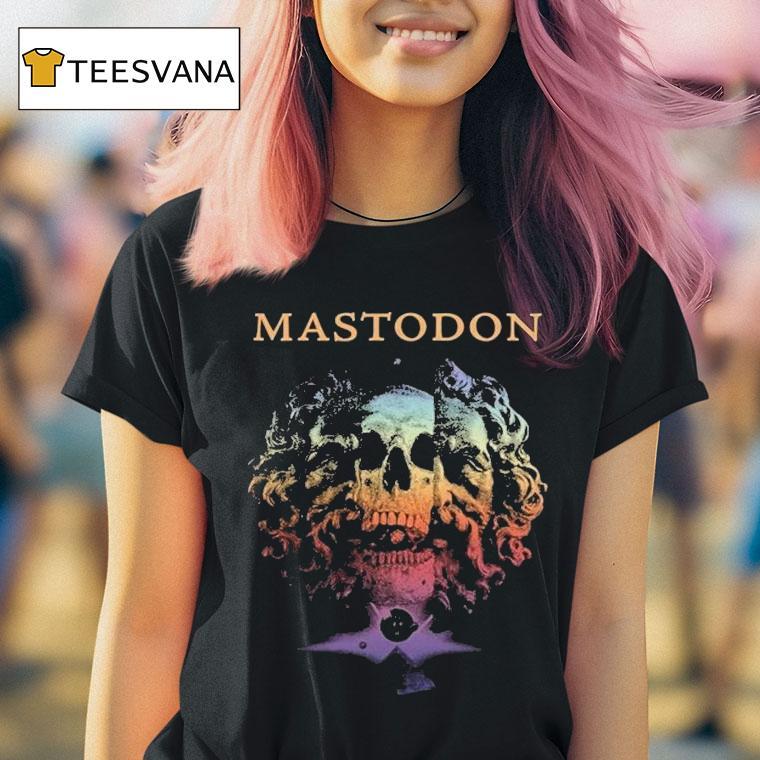 Mastodon Split Zeus Skull T Shirt Mastodon Split Zeus Skull T Shirt