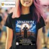 Megadeth This Was Our Life Tour Schedule Dates T Shirt