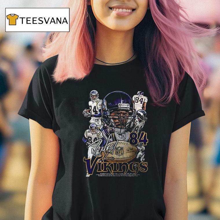 Minnesota Vikings Randy Moss Graphic Vintage Signature T Shirt Minnesota Vikings Randy Moss Graphic Vintage Signature T Shirt