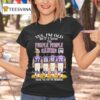Minnesota Vikings Yes I M Old But I Saw The Purple People Eaters Larsen Pace Eller Marshall Thank You For The Memories T Shirt
