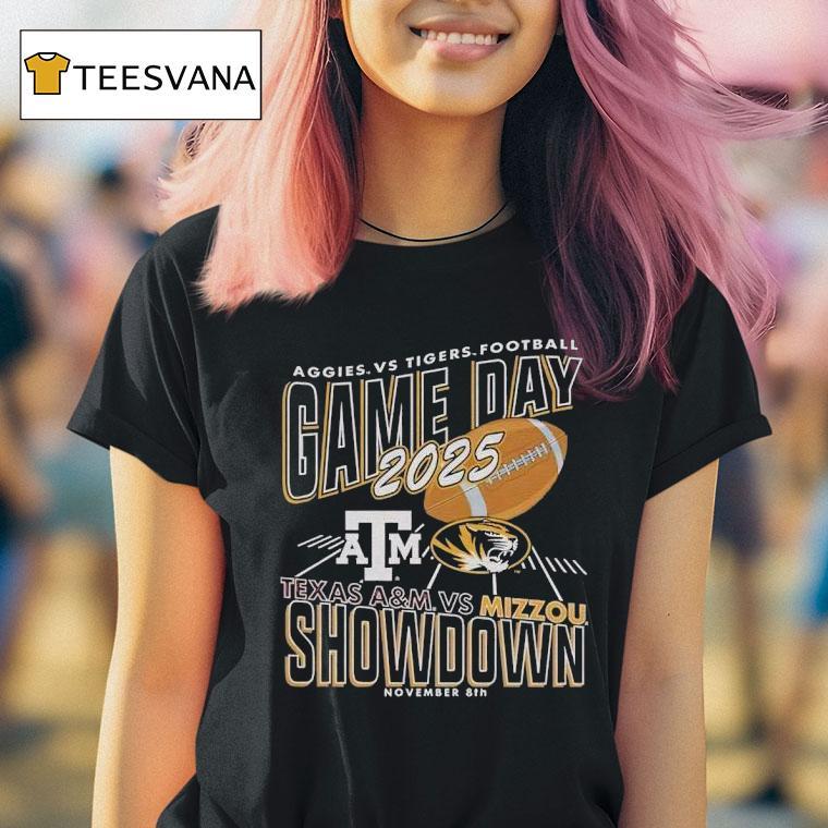 Missouri Tigers Vs Texas Am Aggies Game Day Showdown November Th T Shirt Missouri Tigers Vs Texas Am Aggies Game Day Showdown November Th T Shirt