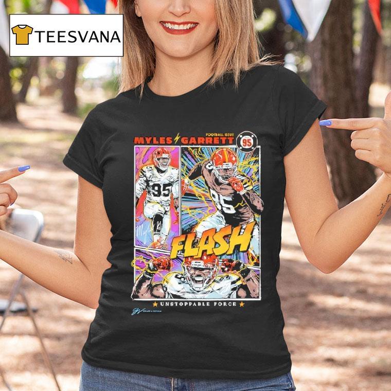 Myles Flash Garrett Unstoppable Force T Shirt Myles Flash Garrett Unstoppable Force T Shirt