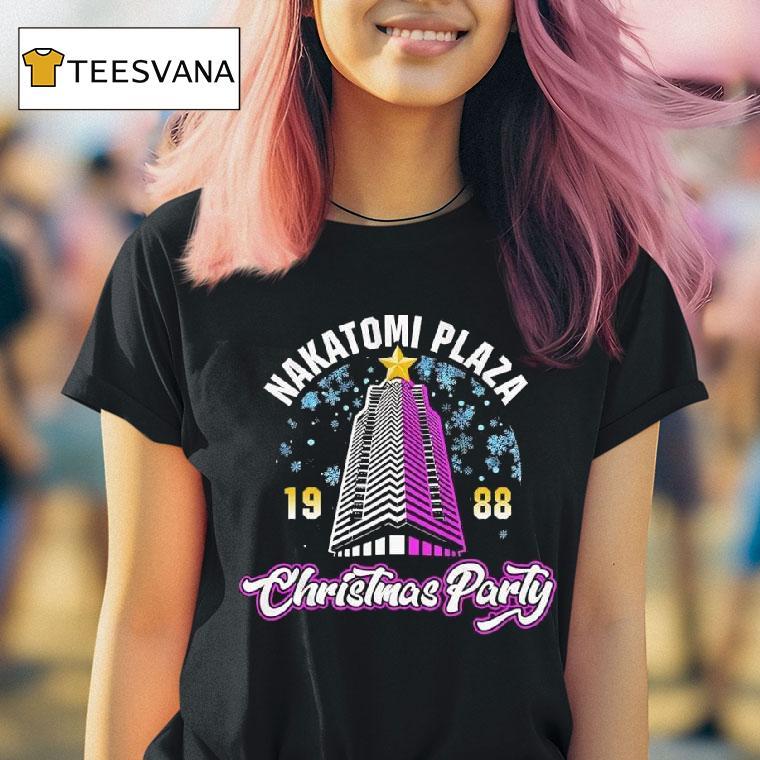 Nakatomi Plaza Christmas Party T Shirt Nakatomi Plaza Christmas Party T Shirt