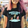 North Pole Dancer Elf Christmas Santa T Shirt