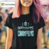 Ny Gotham Fc Nwsl Champions Logo T Shirt