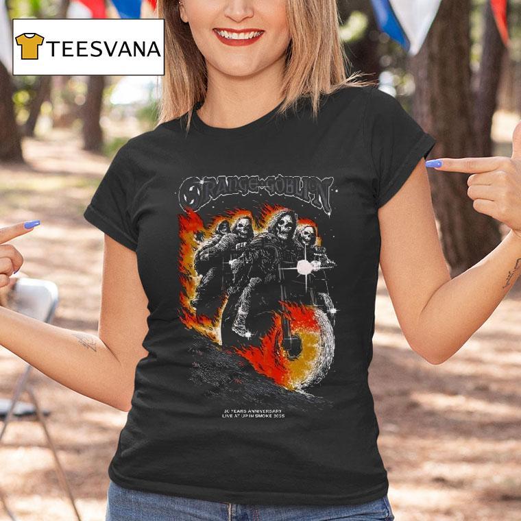 Orange Goblin Years Anniversary Live At Up In Smoke Shows T Shirt Orange Goblin Years Anniversary Live At Up In Smoke Shows T Shirt