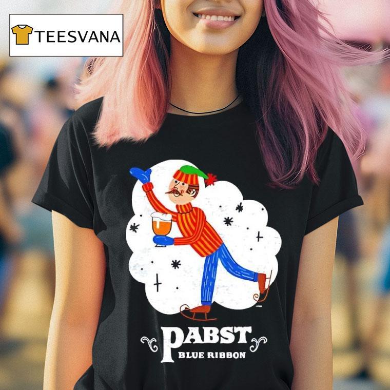 Pabst Blue Ribbon Vintage Holiday T Shirt Pabst Blue Ribbon Vintage Holiday T Shirt