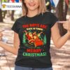 Santa Jesus The Boys Are Back In Town Christmas T Shirt