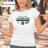 Saskatchewan Roughriders Grey Cup Champions Trophy T Shirt