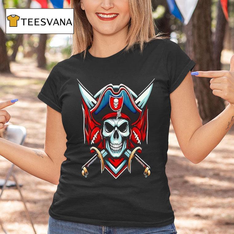 Skull Pirate Tampa Bay Buccaneers T Shirt Skull Pirate Tampa Bay Buccaneers T Shirt