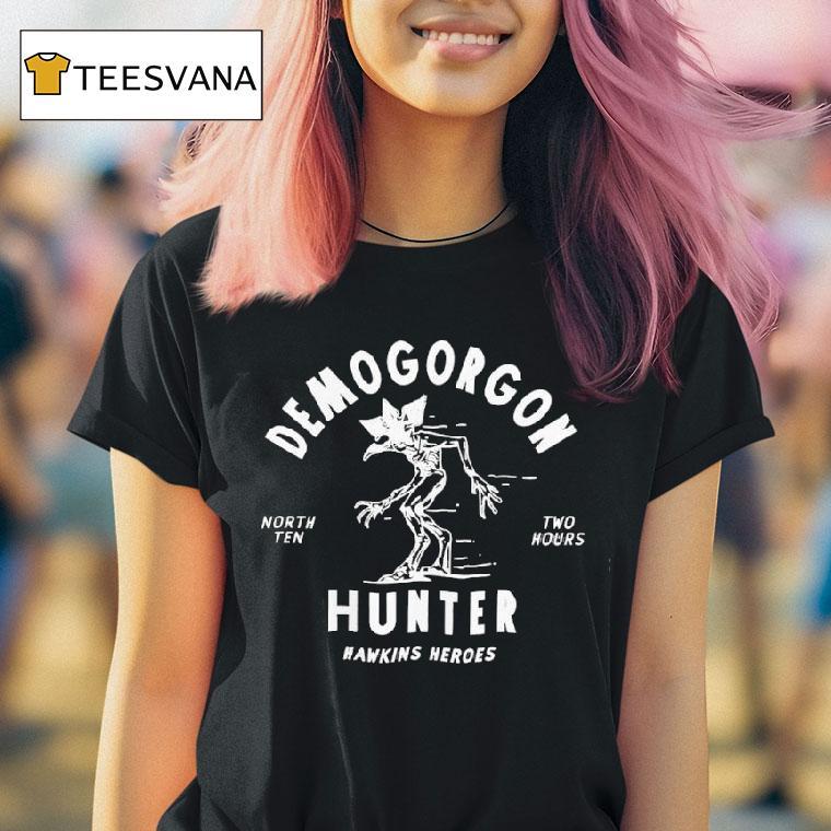 Stranger Things Demogorgon Hunter Hawkins Heroes T Shirt Stranger Things Demogorgon Hunter Hawkins Heroes T Shirt