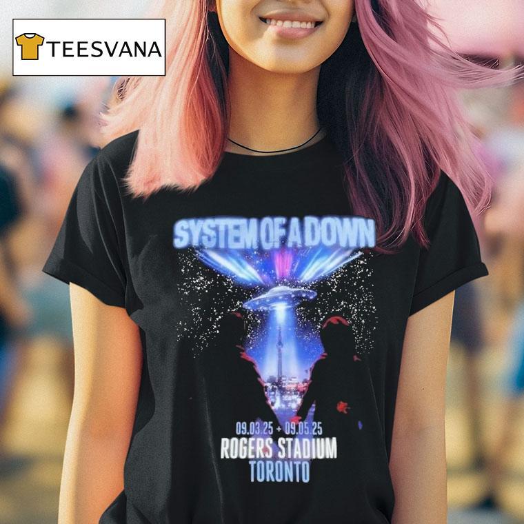 System Of A Down Toronto Ca Venue Ufo At Rogers Stadium On September And T Shirt System Of A Down Toronto Ca Venue Ufo At Rogers Stadium On September And T Shirt