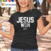 Tcu Horned Frogs X Jesus Won Cross Logo T Shirt