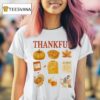 Thankful Pumpkin Jackpot Cigarettes Divorce Turkey Beer Toile T Shirt