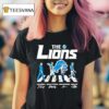The Detroti Lions Abbey Road T Shirt