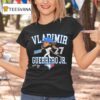 Toronto Blue Jays Vladimir Guerrero Jr Vladdy Caricature Logo T Shirt