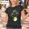 Trex Jurassic Dinosaur Moon T Shirt