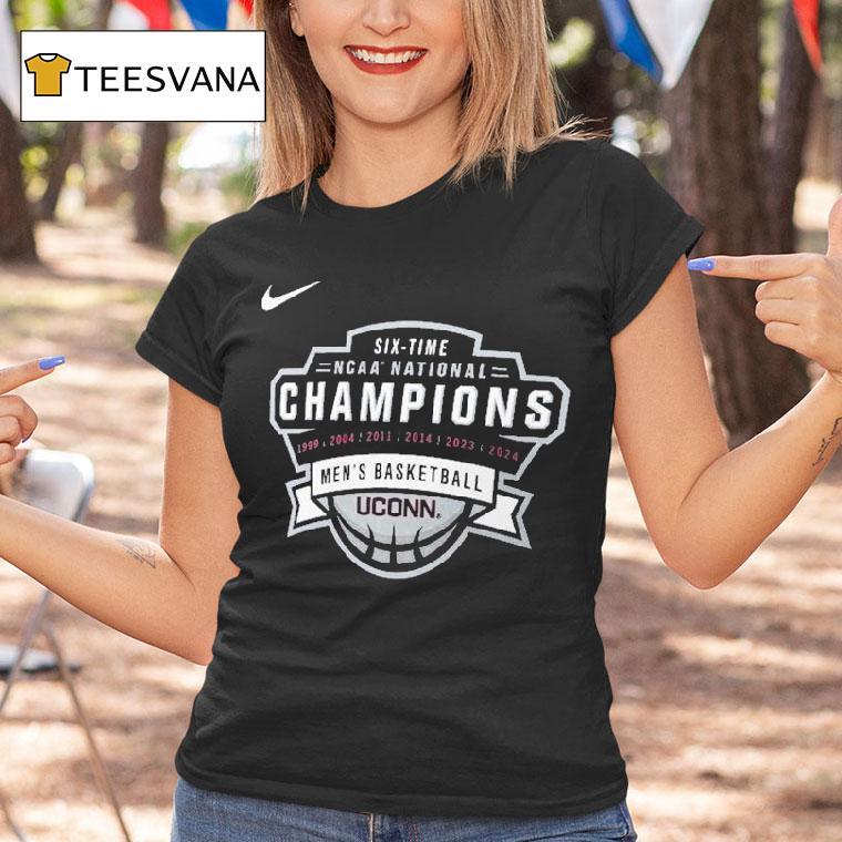 Uconn Huskies Six Time Ncaa National Champions Men S Basketball T Shirt Uconn Huskies Six Time Ncaa National Champions Men S Basketball T Shirt