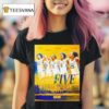 West Virginia University Women S Basketball Legends The Greenbrier Five T Shirt