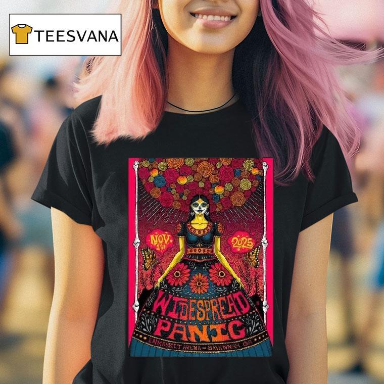 Widespread Panic Savannah Georgia Night Event At Enmarket Arena On November T Shirt Widespread Panic Savannah Georgia Night Event At Enmarket Arena On November T Shirt